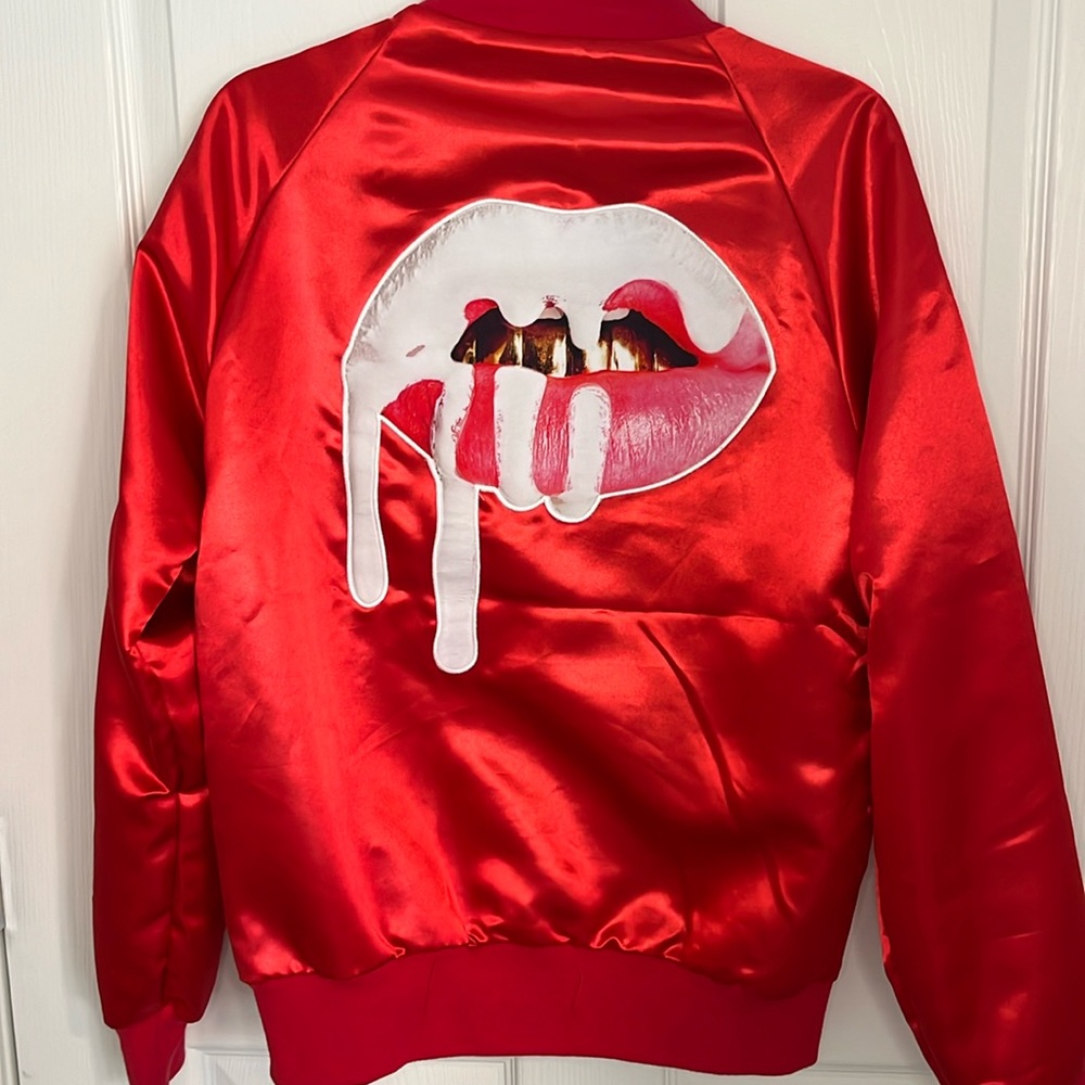 Kylie Cosmetics Red Bomber Jacket
